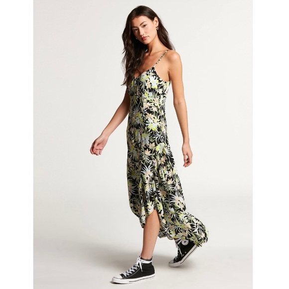 New VOLCOM THAT'S MY TYPE MAXI DRESS - Picture 3 of 16